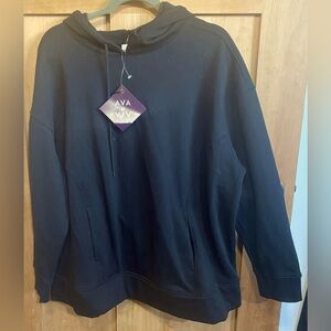 Ava & Viv Classic Black Pullover